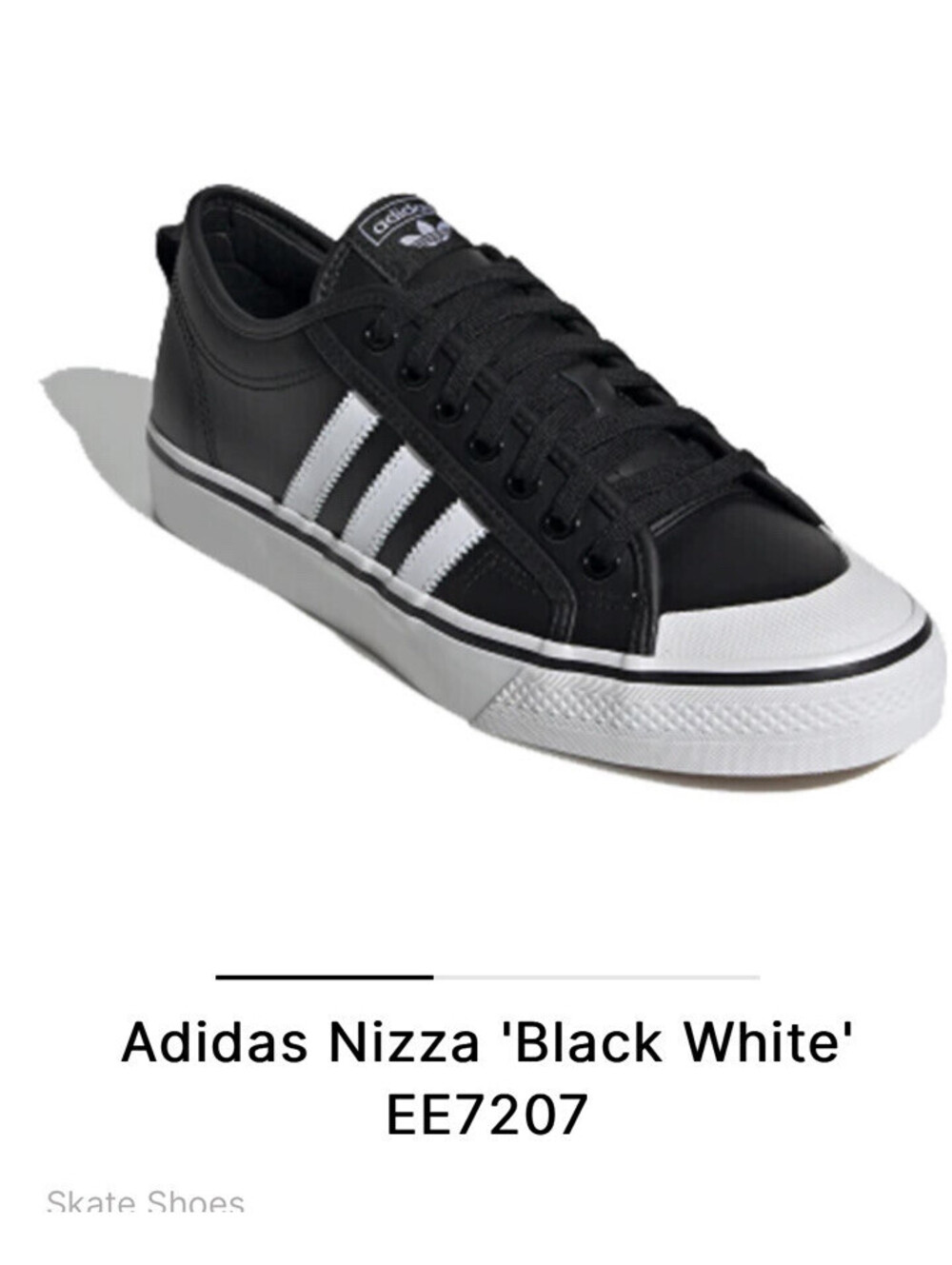Size 10.5 - adidas Nizza RF Slip Core Black 2019